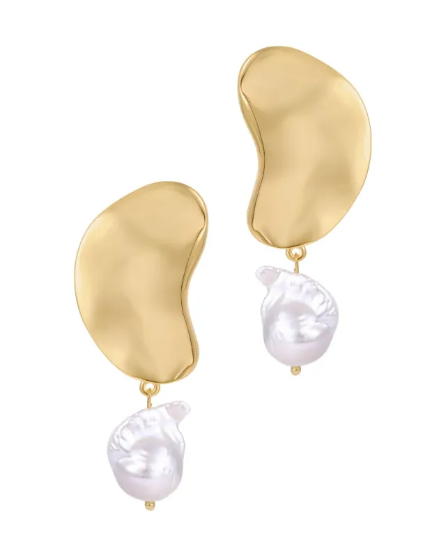 FRESHWATER PEARL NINA DROP EARRINGS made by Boston Proper