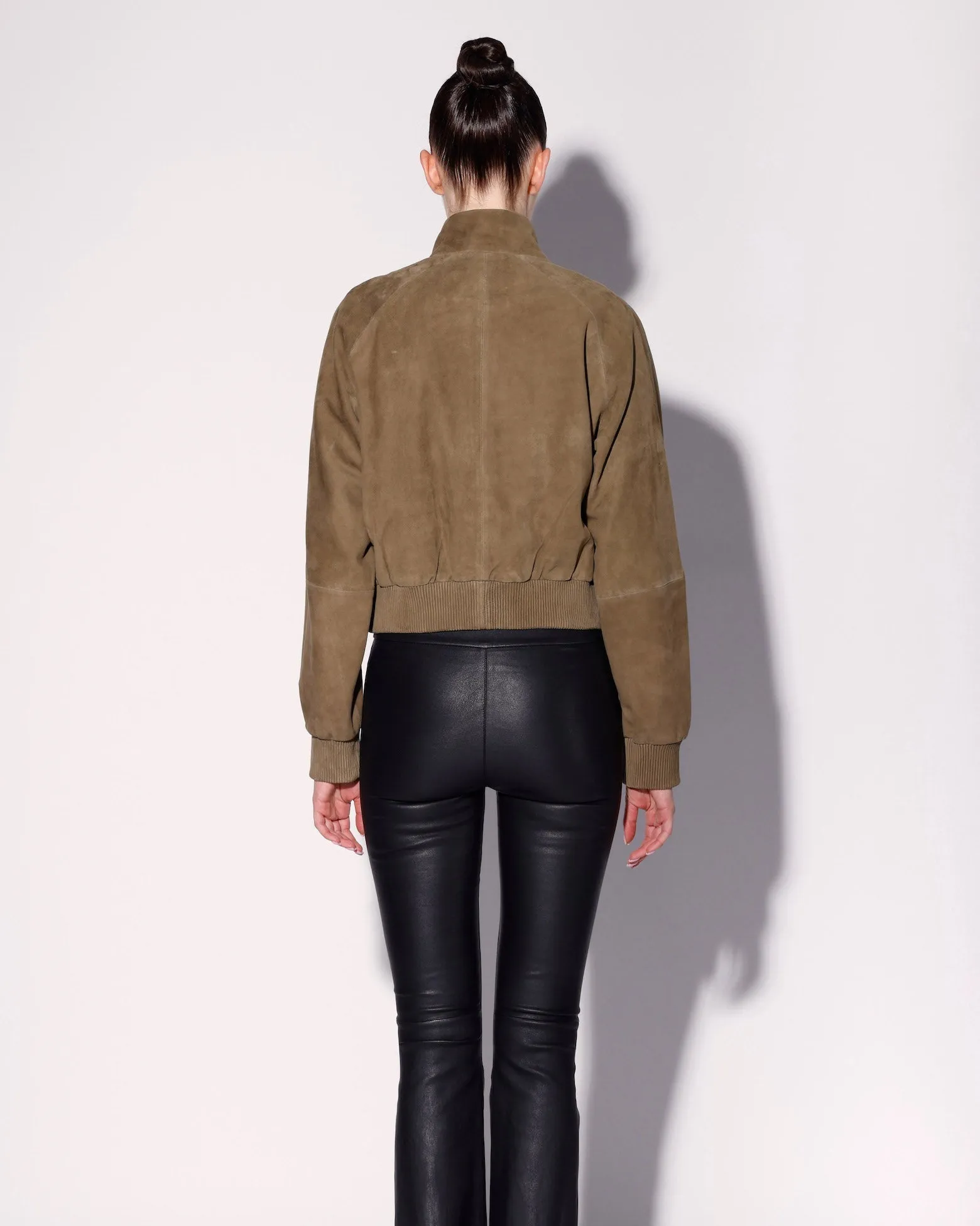 Bowie Jacket, Cypress Suede - Leather sold by Boston Proper product image thumbnail 4