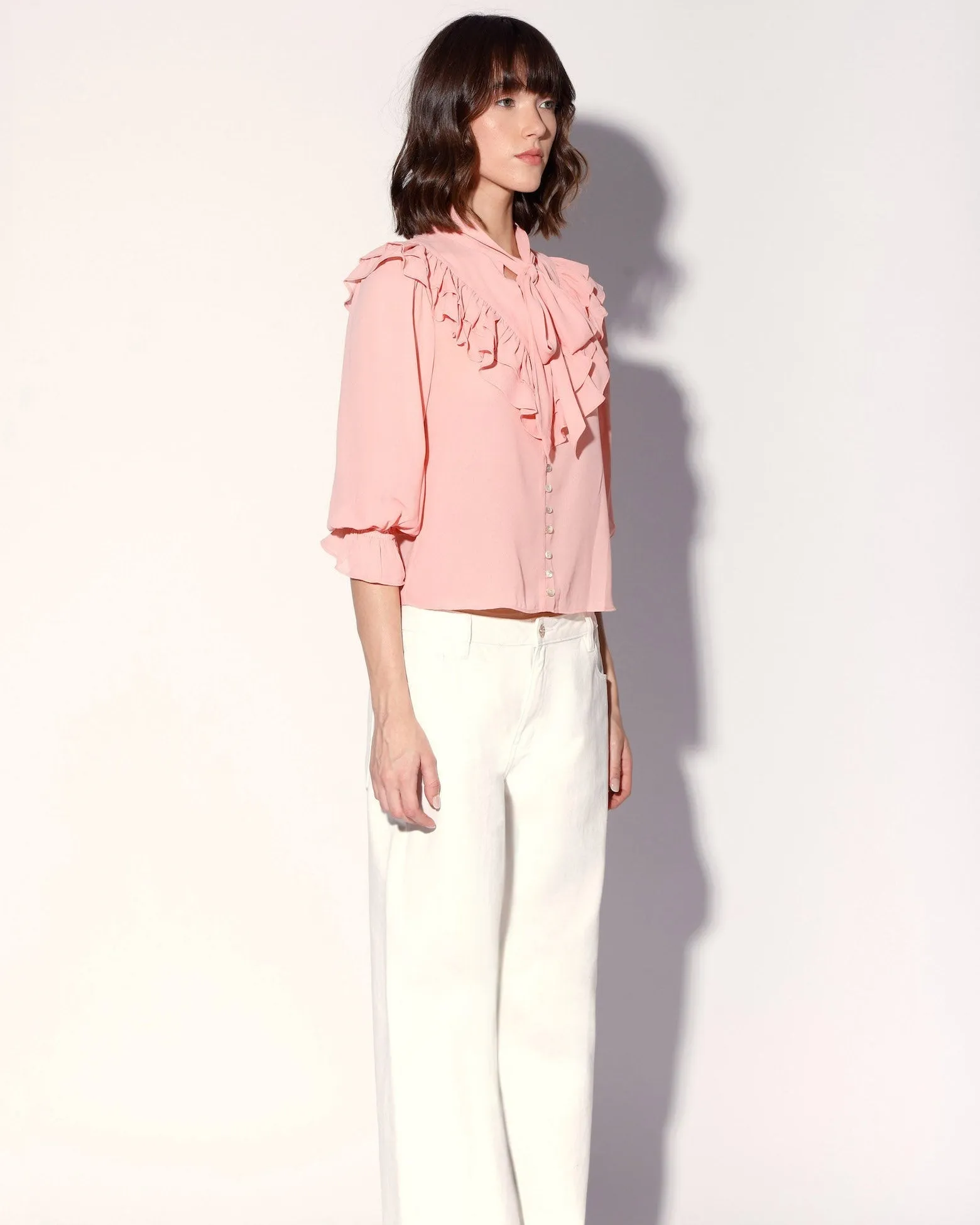 Davina Top, Dusty Pink sold by Boston Proper product image thumbnail 3
