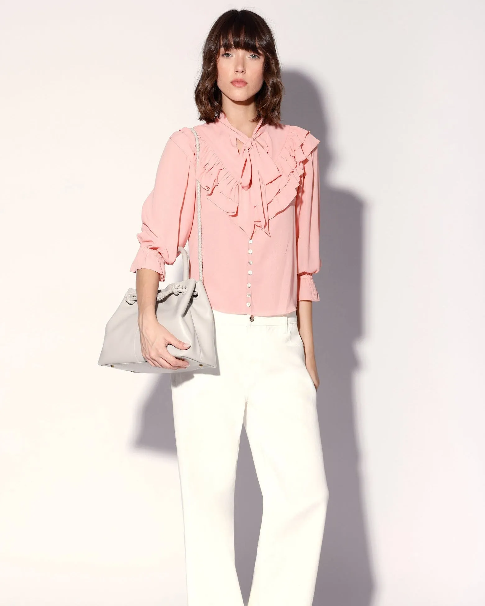 Davina Top, Dusty Pink sold by Boston Proper product image thumbnail 2