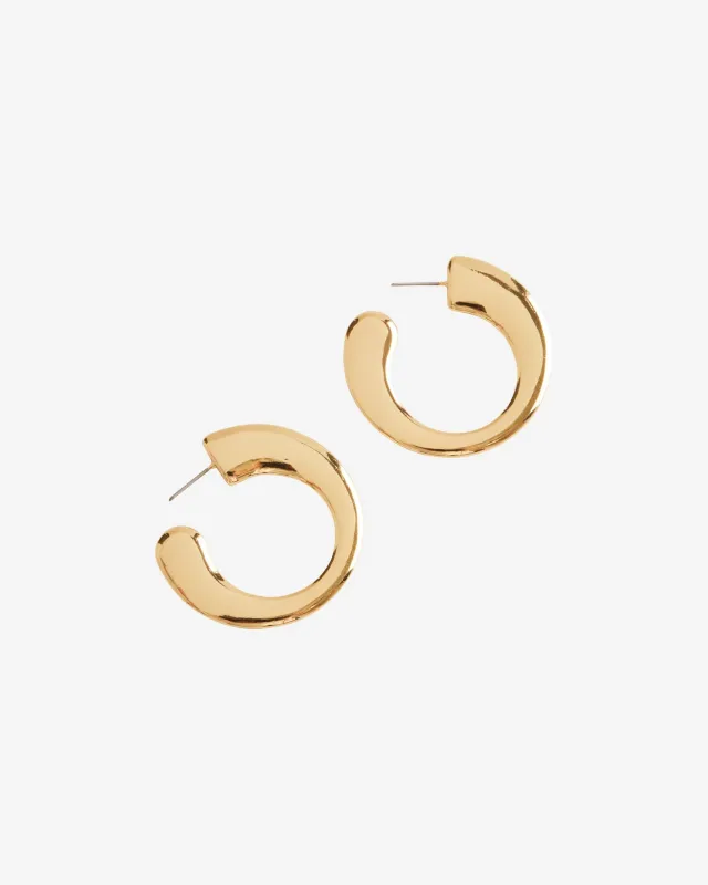 Everyday Hoop Gold made by Boston Proper