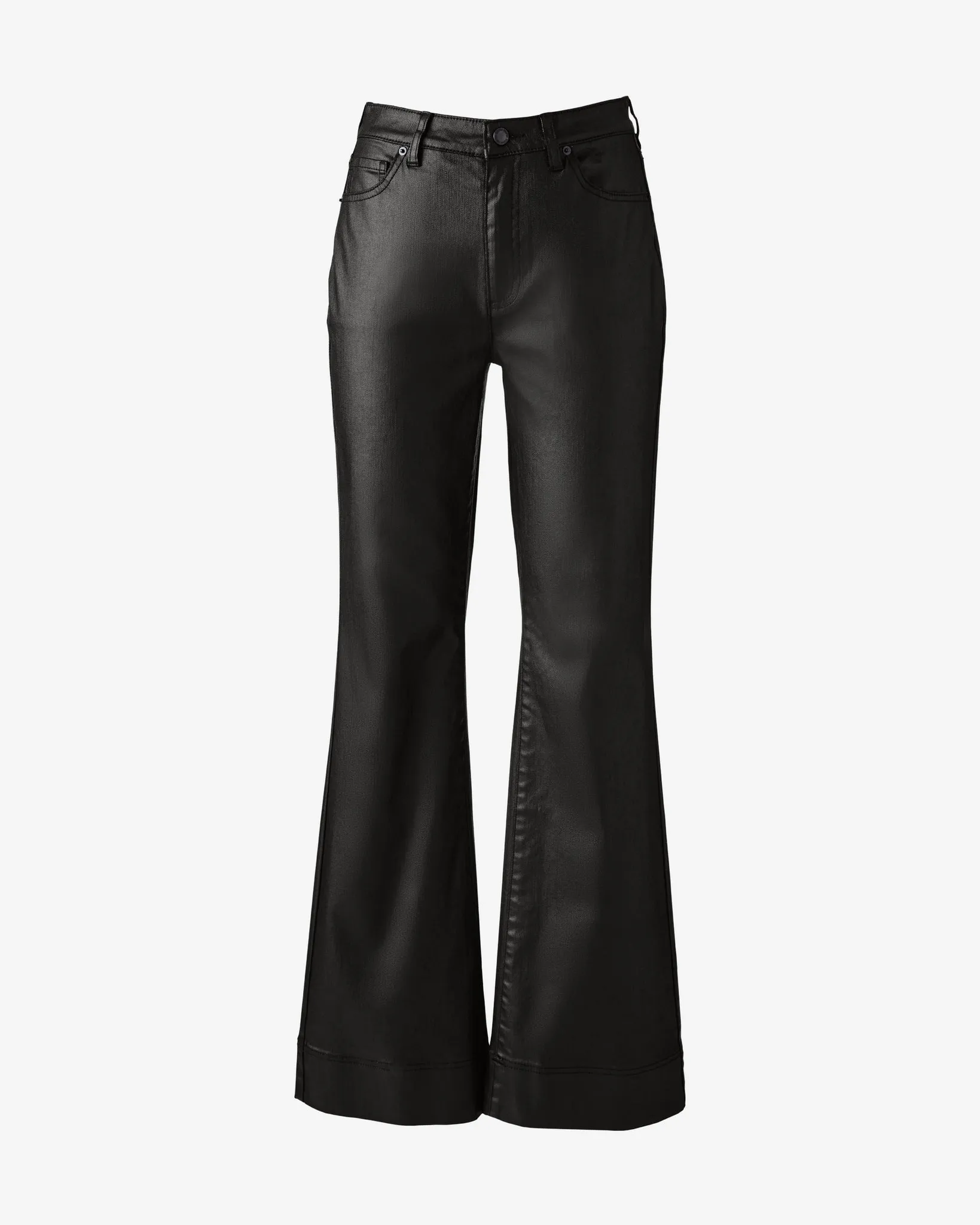 Bootcut Wide Hem Coated Denim Jean Proper Black sold by Boston Proper product image thumbnail 2