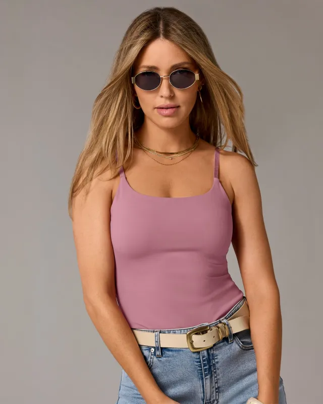 Contour Knit Cami Foxglove made by Boston Proper