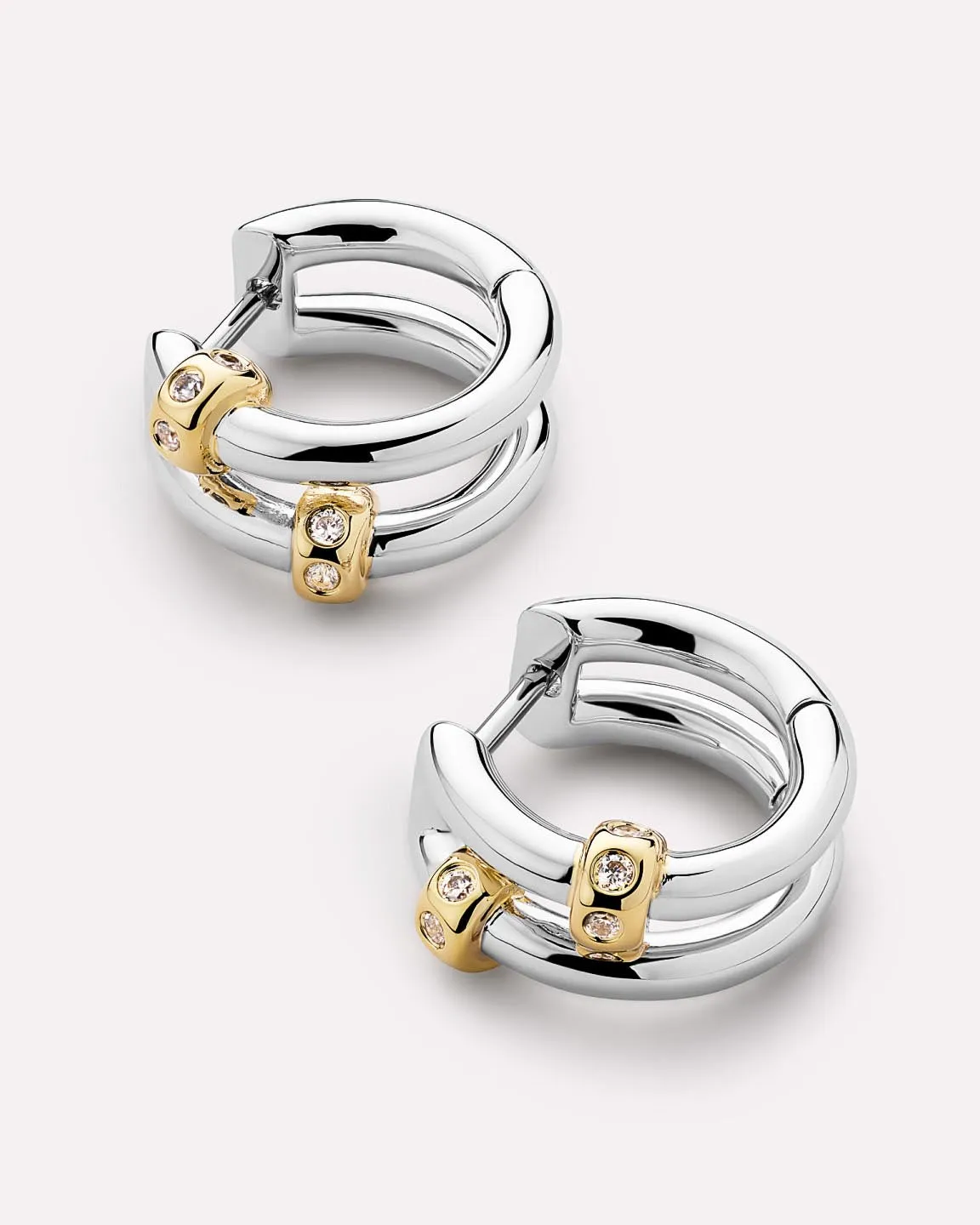 Silver Earrings - Cyrus Double sold by Boston Proper product image thumbnail 5