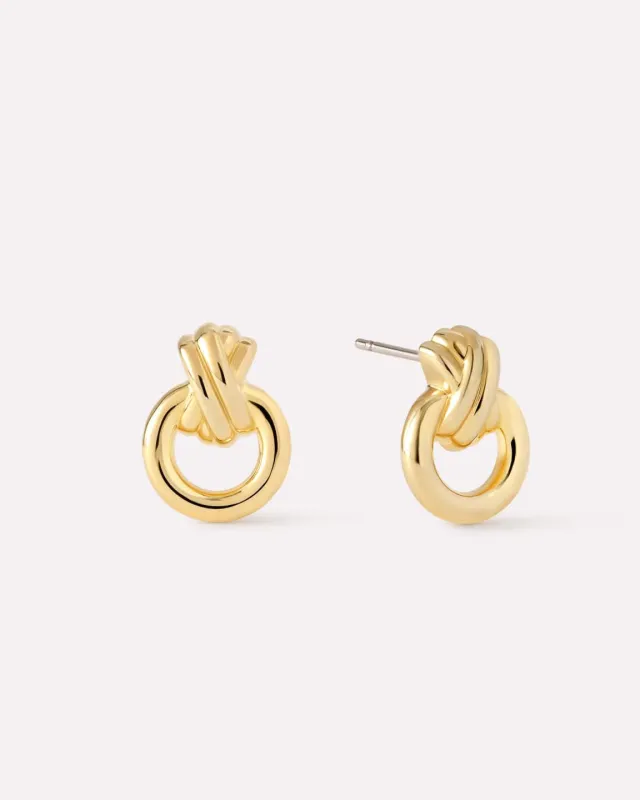 Gold Stud Earrings - Mini Remi Studs made by Ana Luisa