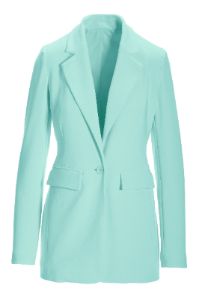 Beyond Travel Classic Boyfriend Blazer Jacket Blue Tint sold by Boston Proper