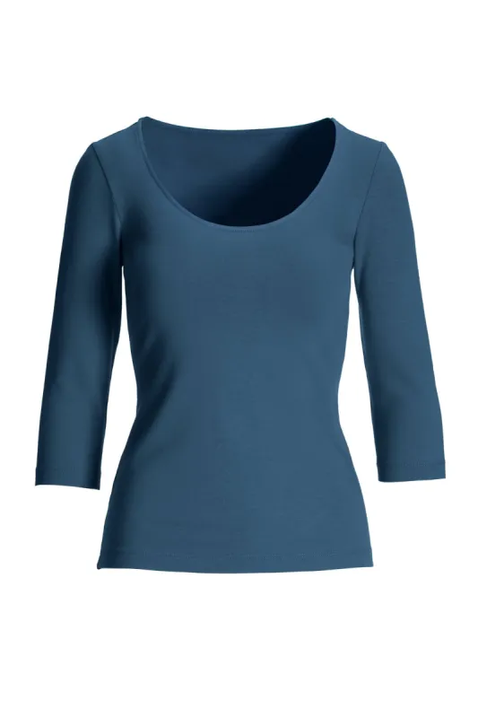 So Sexy Scoop Top Blue sold by Boston Proper