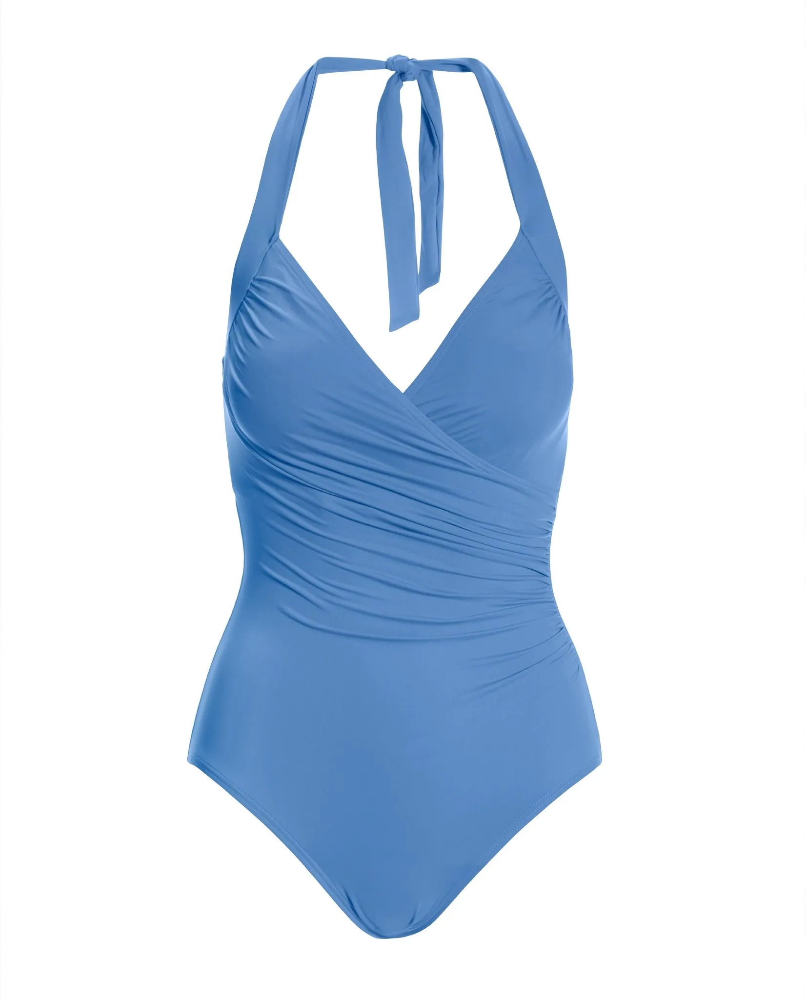Swim Sense Surplice One Piece Cornflower Blue sold by Boston Proper product image thumbnail 2