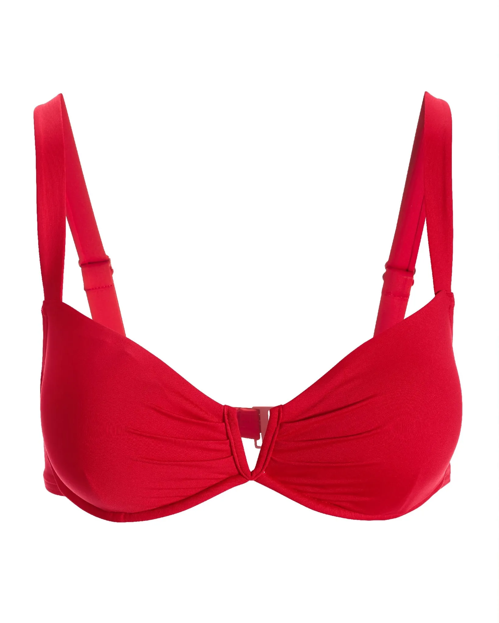 Swim Sense V Wire Bikini Top Racing Red sold by Boston Proper product image thumbnail 2