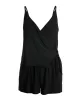 Side Tie Swim Romper Black sold by Boston Proper