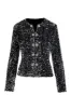 Effortless Sequin Jacket Silver sold by Boston Proper