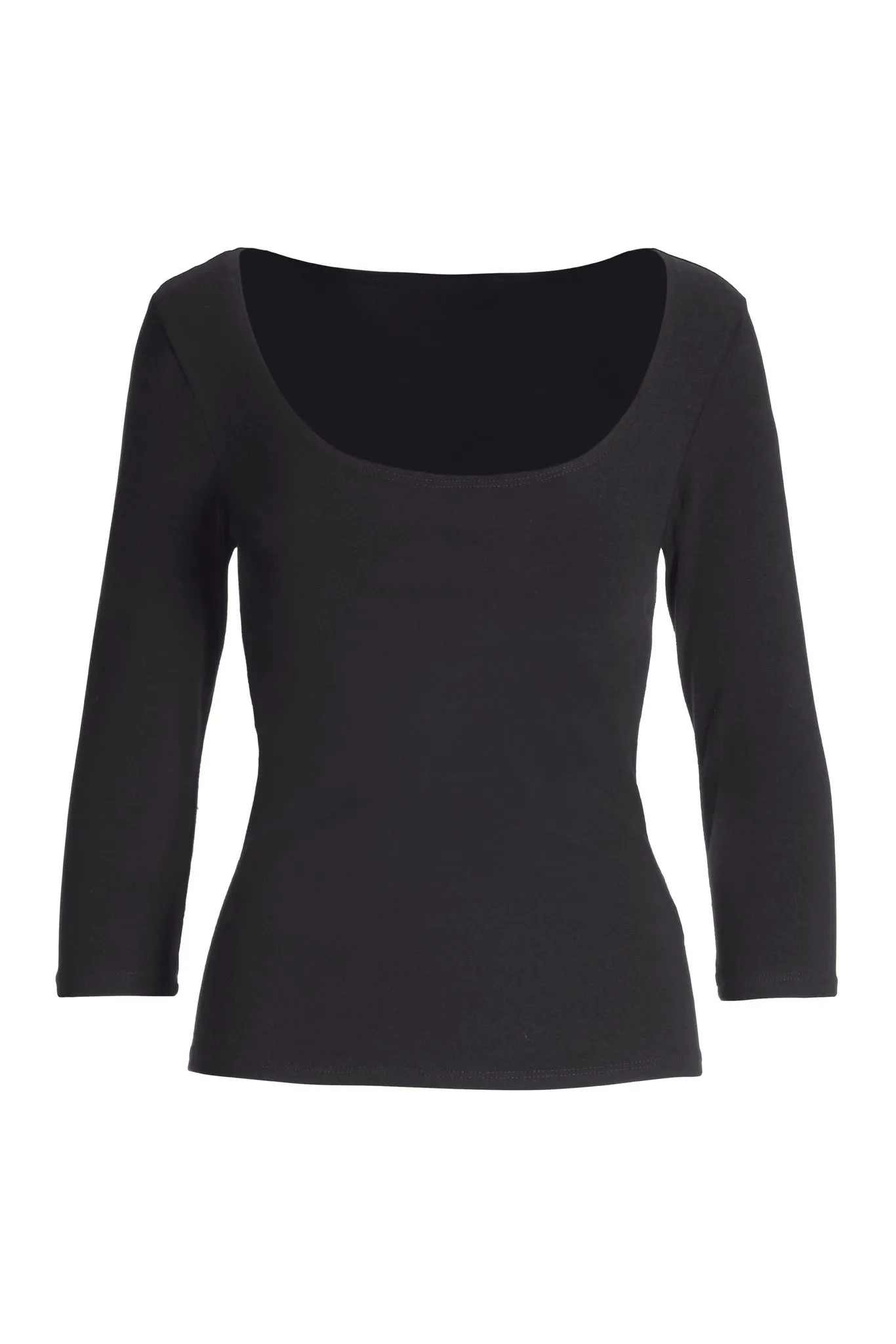 So Sexy Scoop Top Black sold by Boston Proper product image thumbnail 2