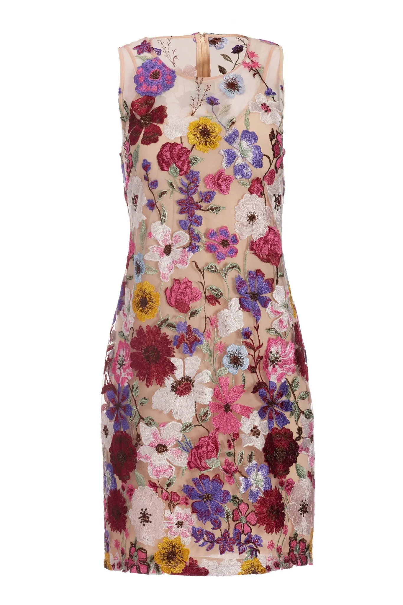 Mixed Floral Lace Sheath Dress Multi sold by Boston Proper product image thumbnail 2