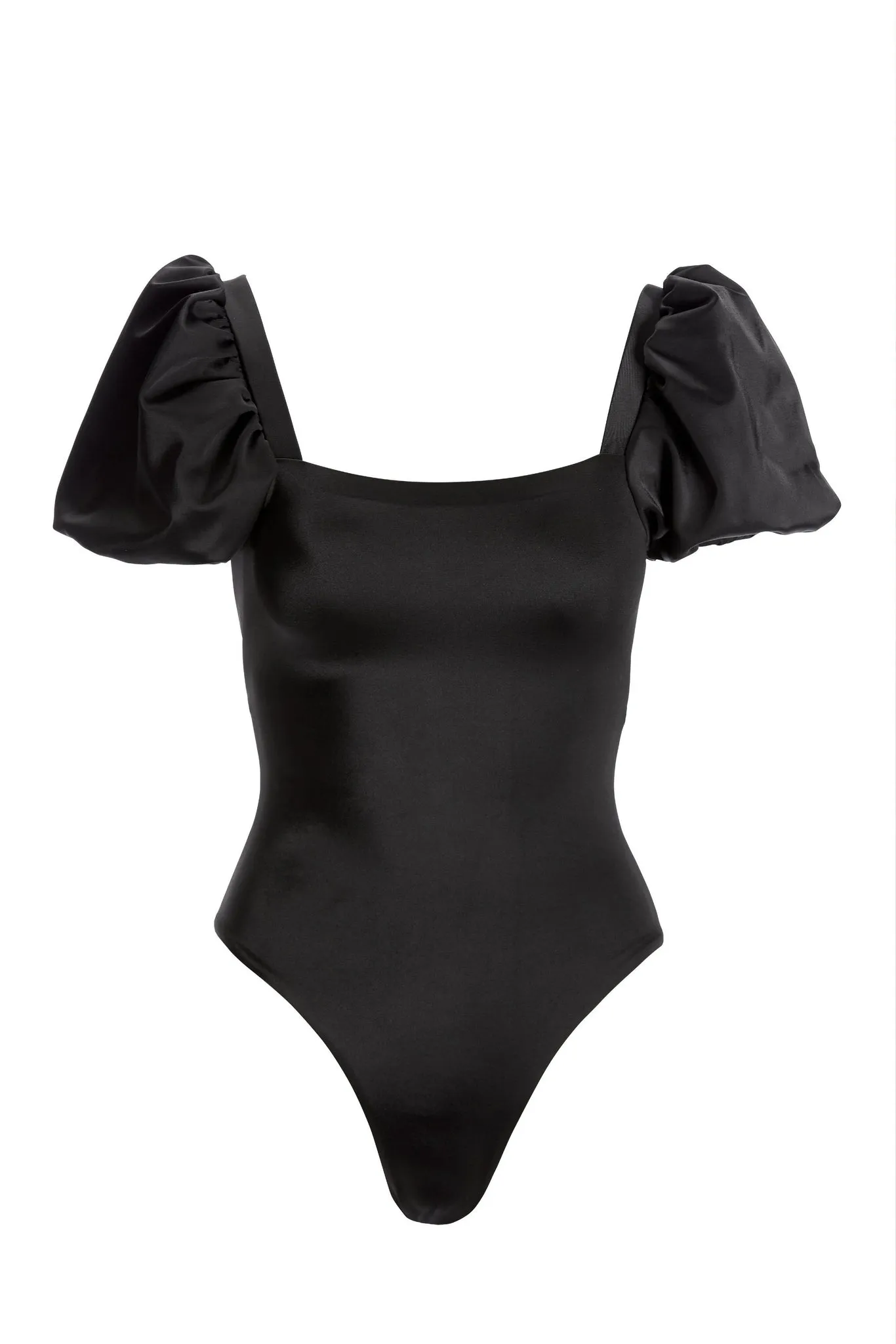 Palma Papier Puff Sleeve One Piece Swimsuit Black sold by Boston Proper product image thumbnail 2