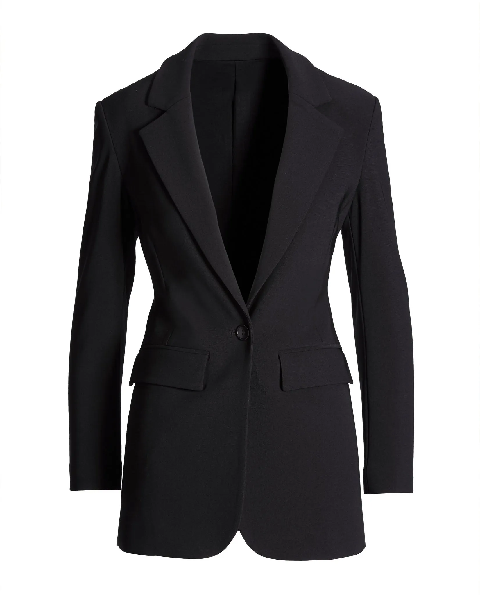 Beyond Travel Classic Boyfriend Blazer Jet Black sold by Boston Proper product image thumbnail 2