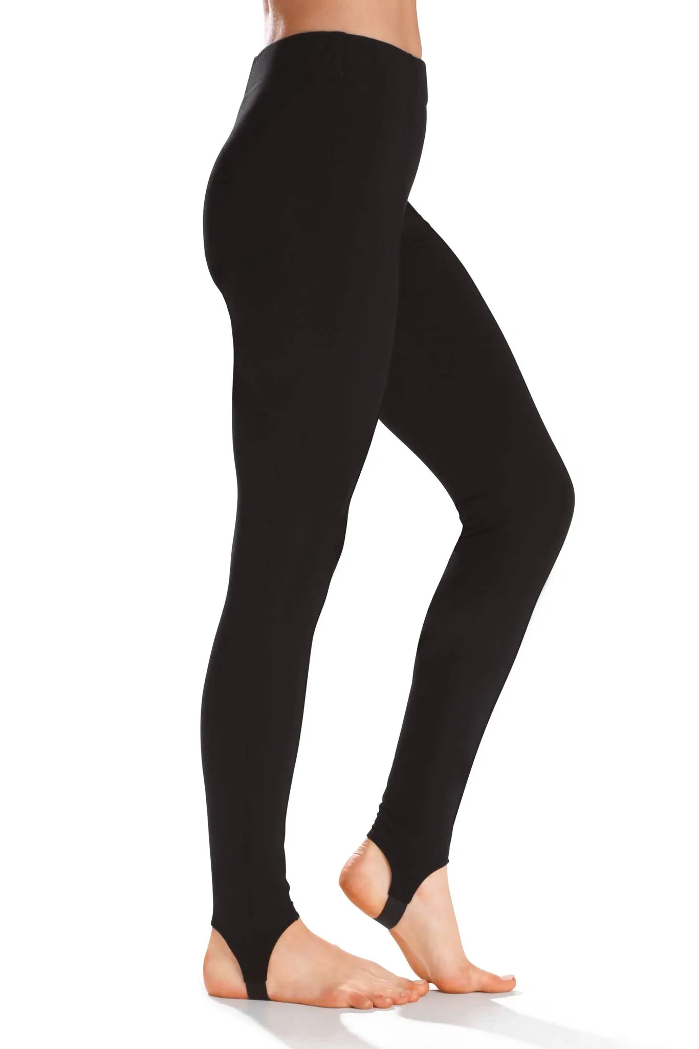 Knit Ponte Stirrup Legging Black sold by Boston Proper product image thumbnail 2