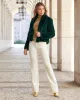Monterey High Rise Bootcut Jean Off White sold by Boston Proper