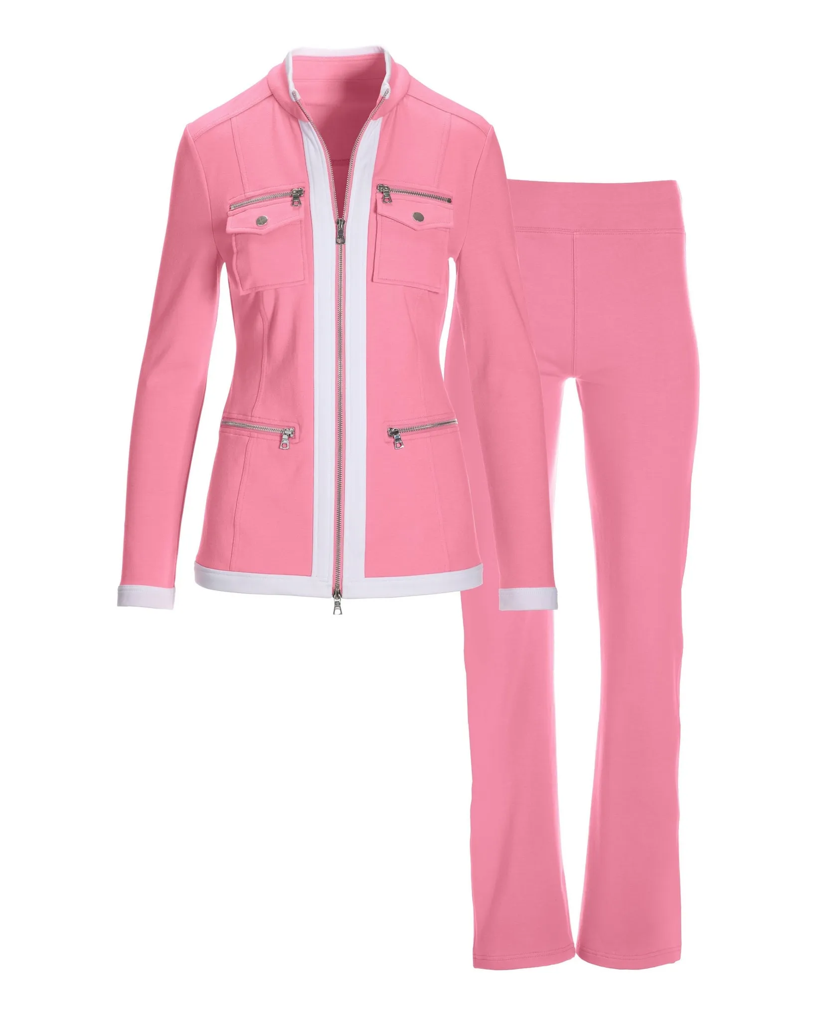 Chic Zippered Sport Coordinate Set Sachet Pink sold by Boston Proper product image thumbnail 2