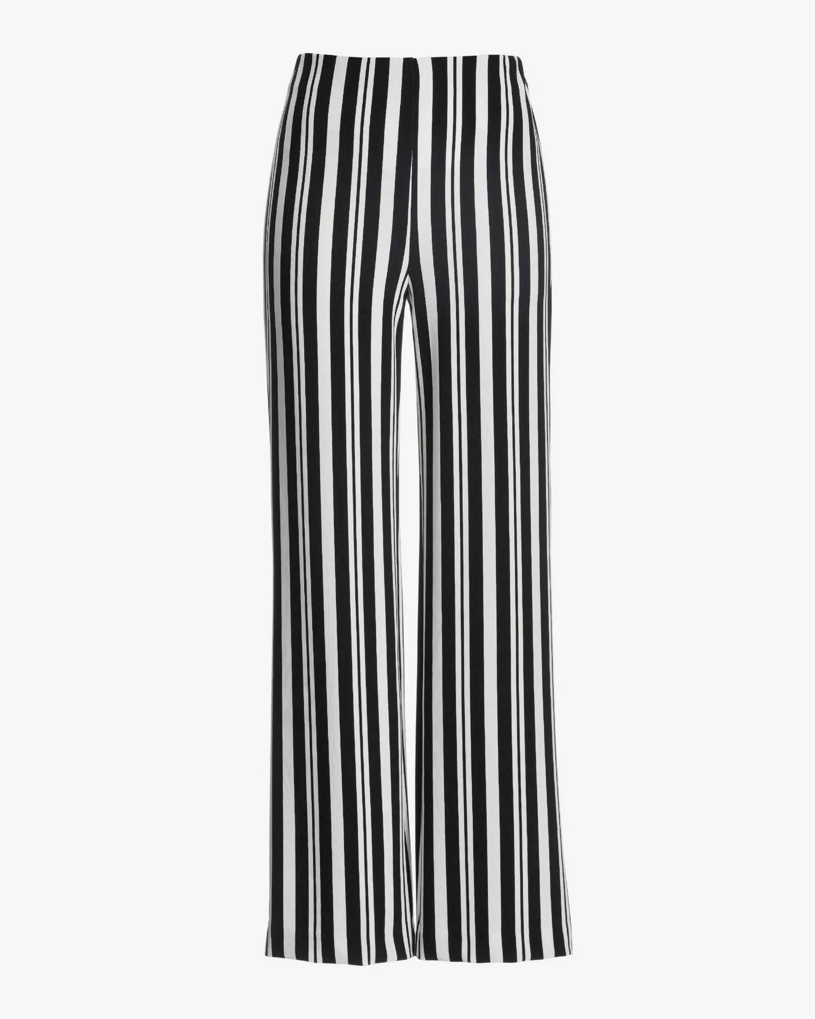 Beyond Travel Black Stripe High Rise Palazzo Pant Black White sold by Boston Proper product image thumbnail 2