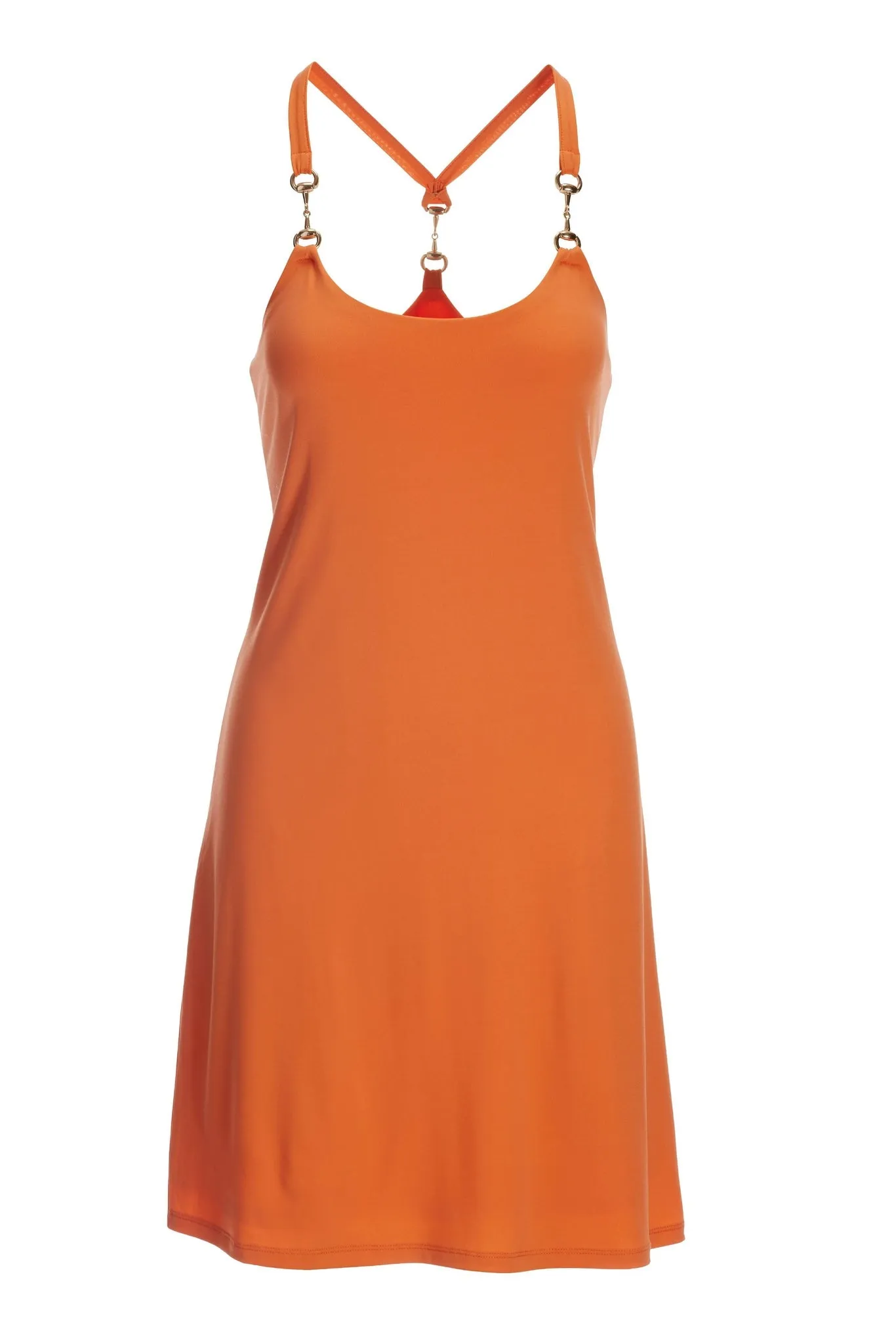 Hardware Sleeveless Tank Dress Nectarine sold by Boston Proper product image thumbnail 2