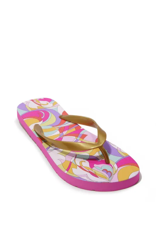 Sunset Waves Flip Flop Multi sold by Boston Proper