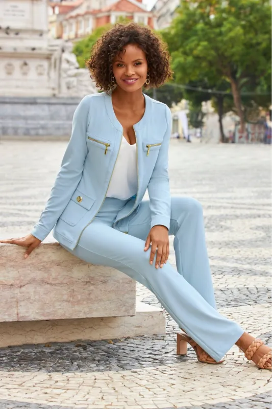 Beyond Travel Chic Coordinates Powder Blue sold by Boston Proper