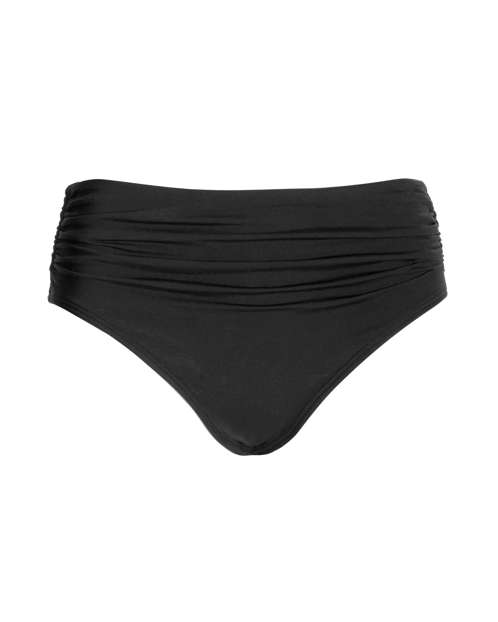 Swim Sense High-Waisted Bikini Bottom Proper Black sold by Boston Proper product image thumbnail 2