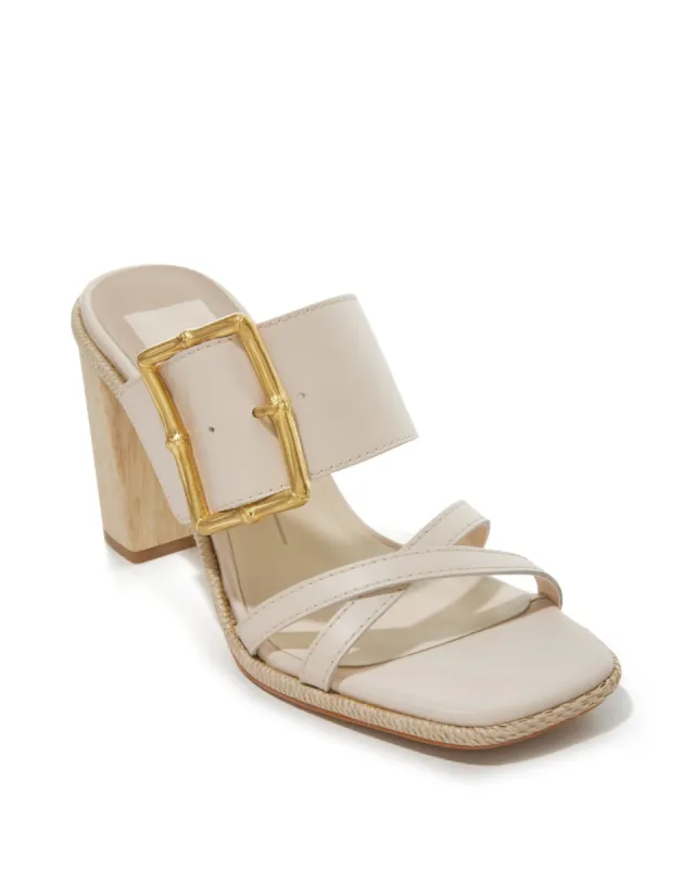 Bamboo buckle heel Ivory sold by Boston Proper