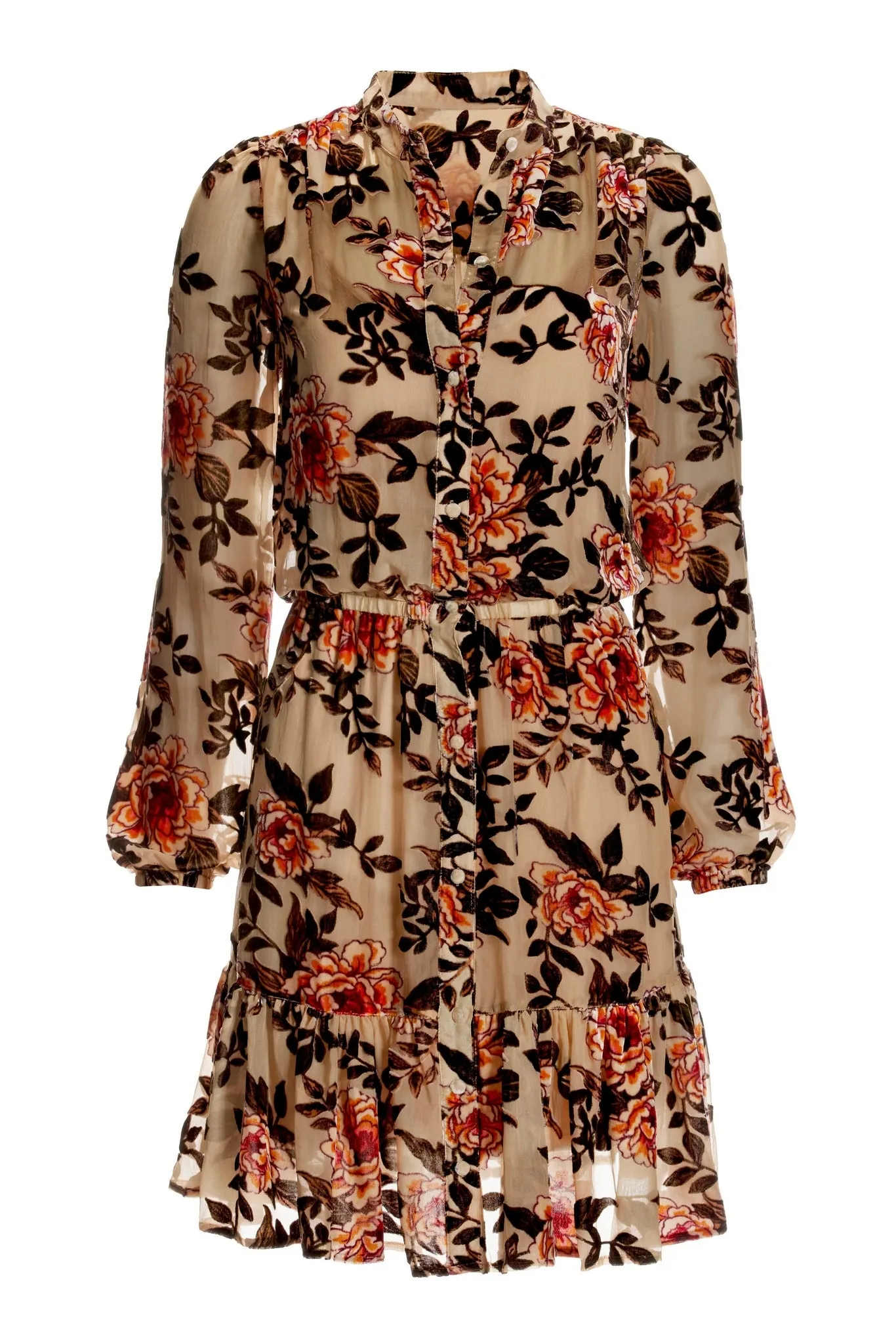 Floral Burnout Dress Multi sold by Boston Proper product image thumbnail 2