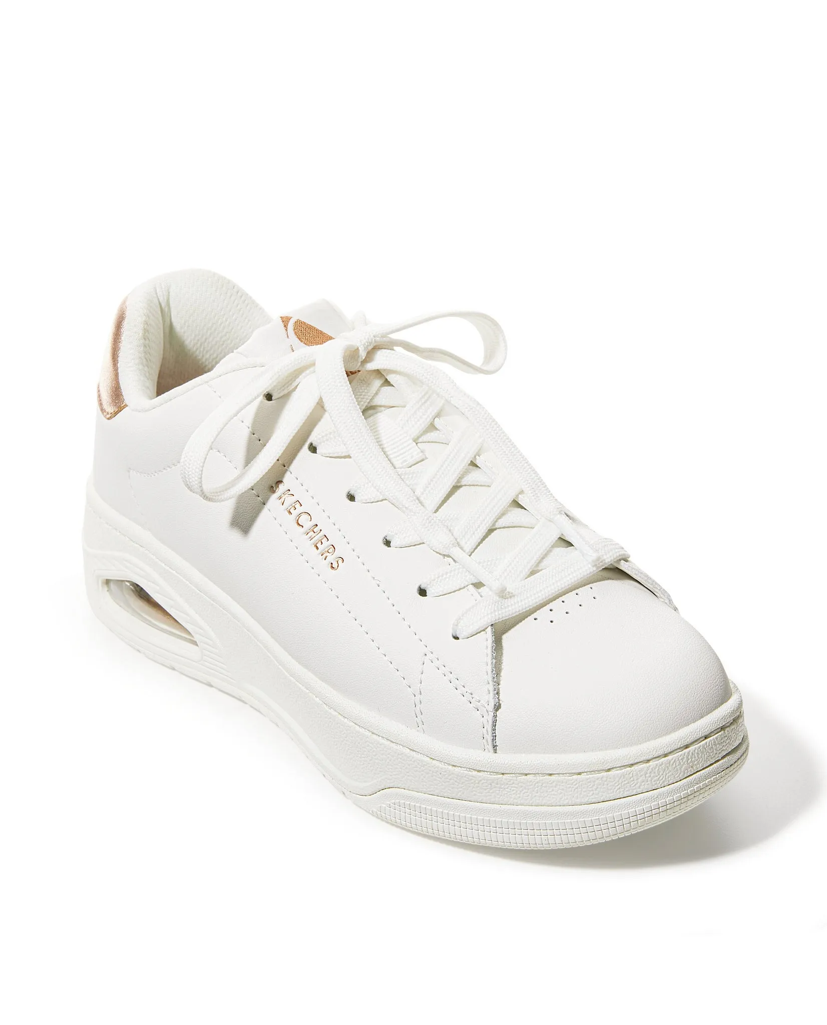 Everyday Lace Up Sneaker White sold by Boston Proper