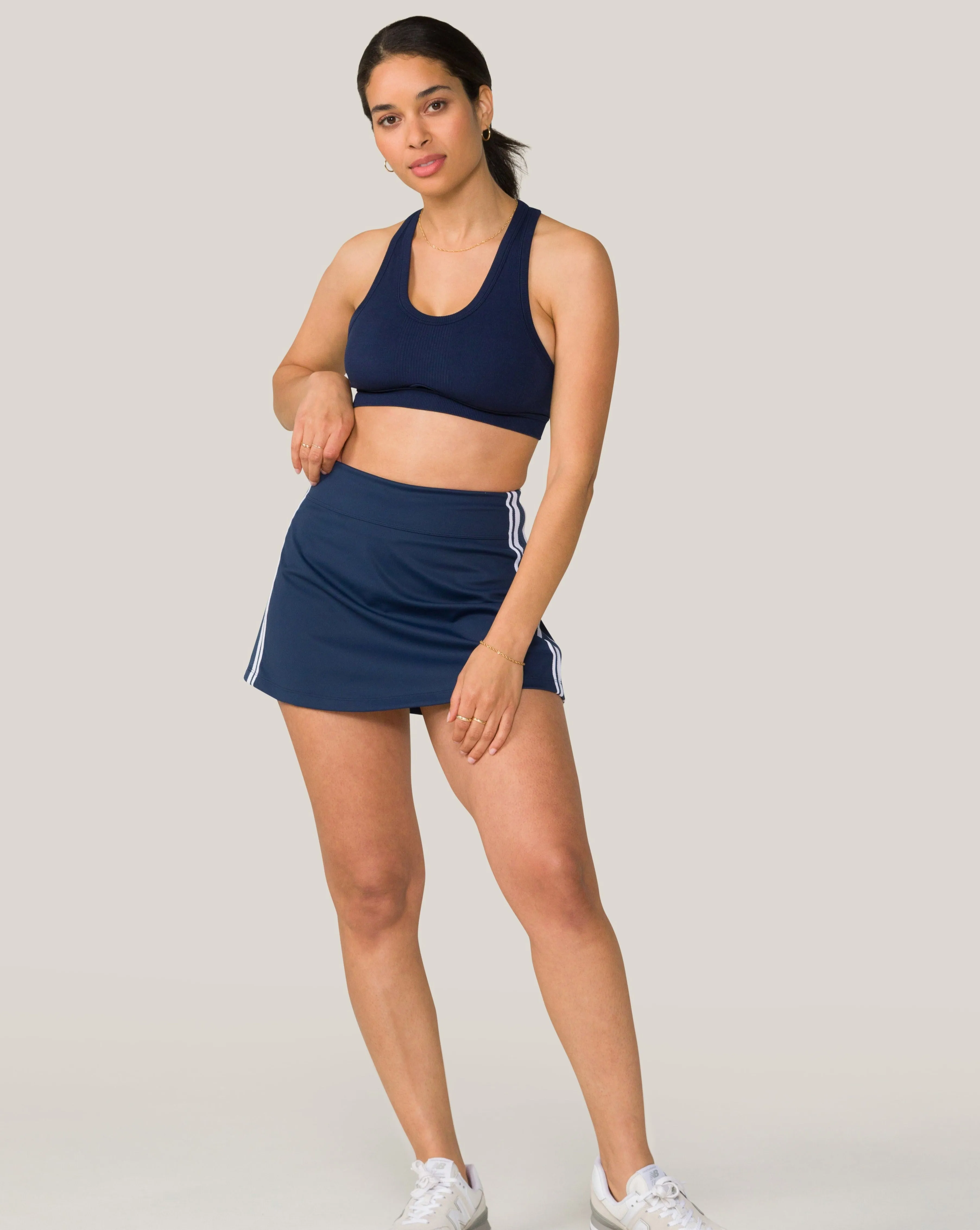 Set Skort Navy sold by Boston Proper product image thumbnail 4