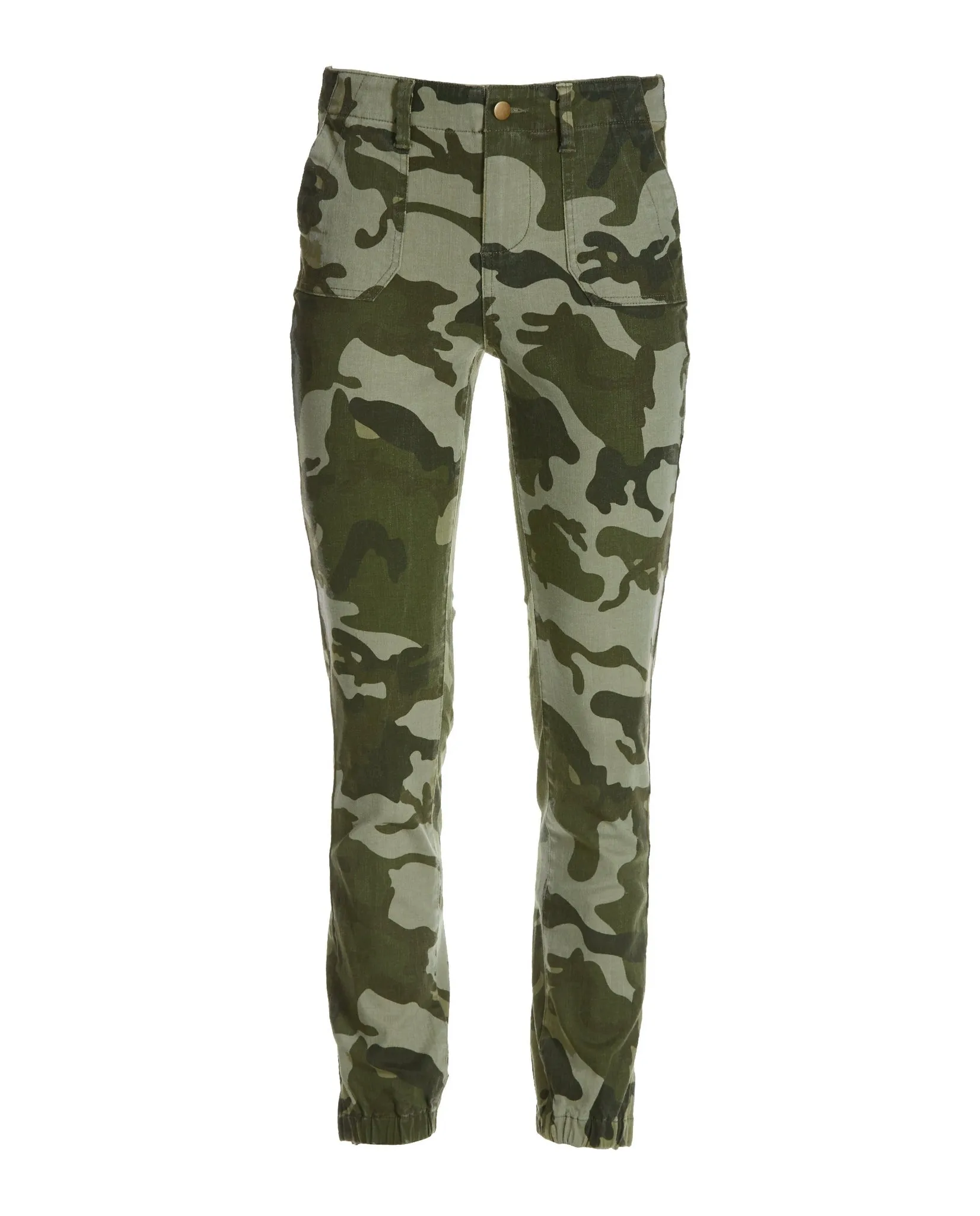 Camo Print Casual Jogger Pant Green Multi sold by Boston Proper product image thumbnail 2