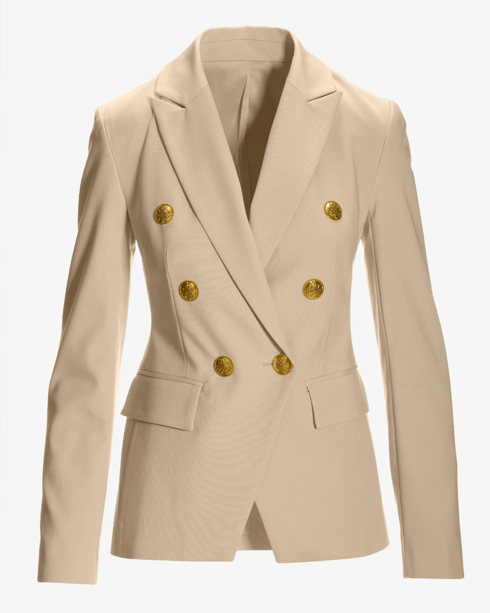 Modern Double-Breasted Blazer Pearl sold by Boston Proper