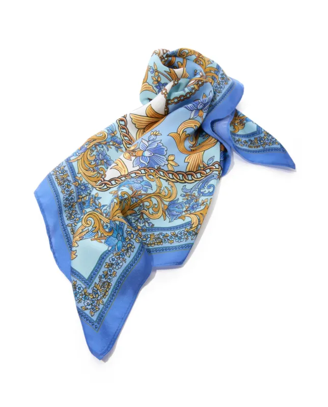 Regal Resort Neck Scarf Blue Multi sold by Boston Proper