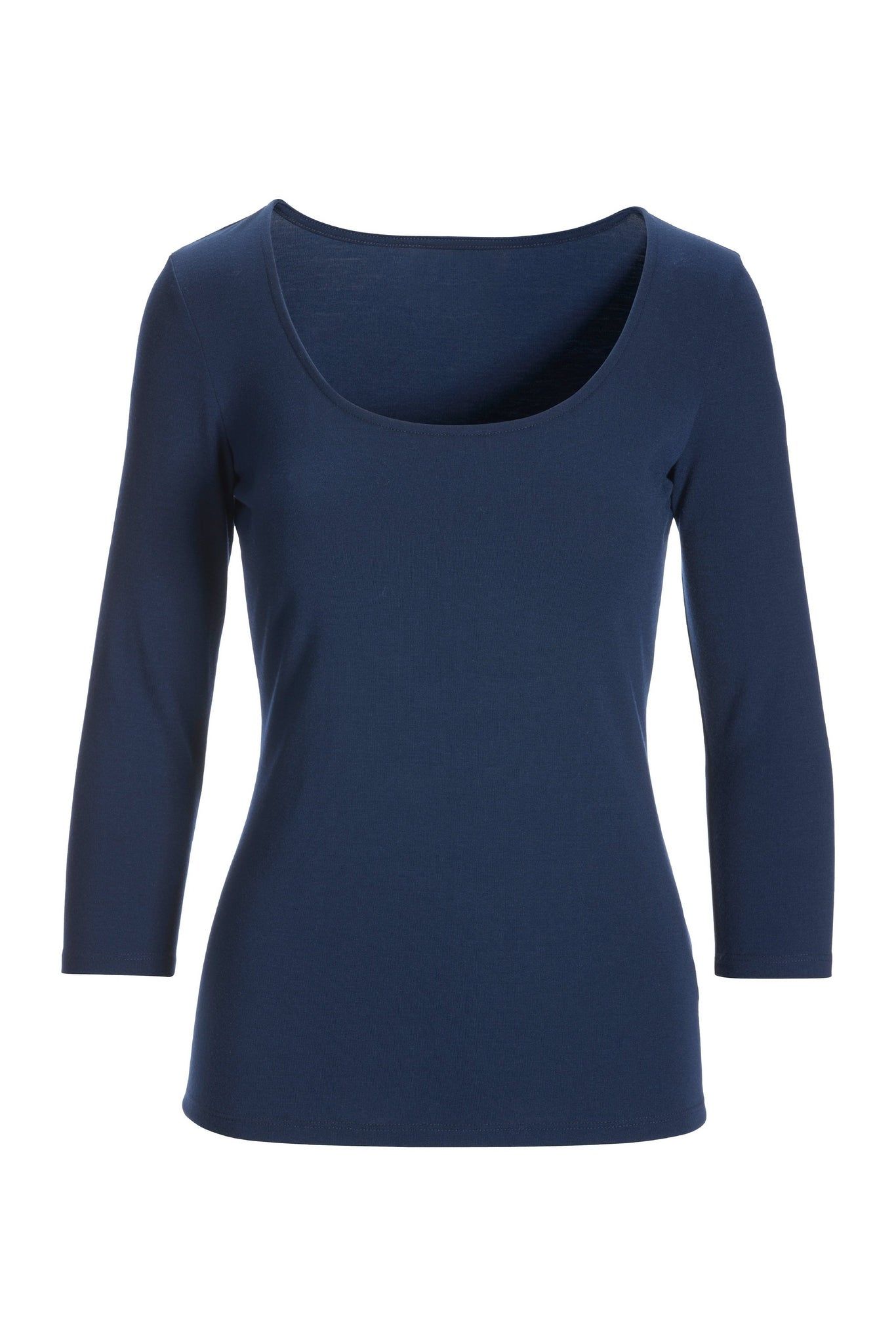 So Sexy Scoop Neck Top Navy sold by Boston Proper product image thumbnail 2