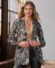 Beyond Travel Jungle Mix Print Classic Boyfriend Blazer Black Multi sold by Boston Proper