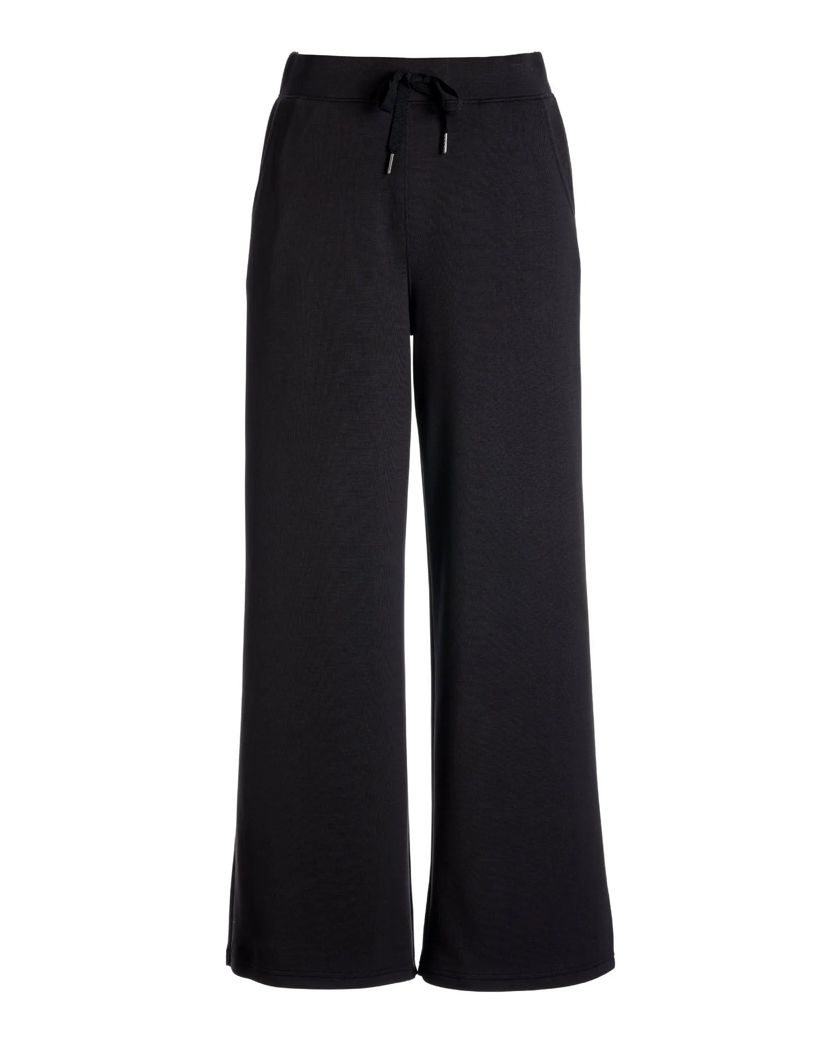 Luxe Lounge Drawstring Wide Leg Pant Black sold by Boston Proper product image thumbnail 2