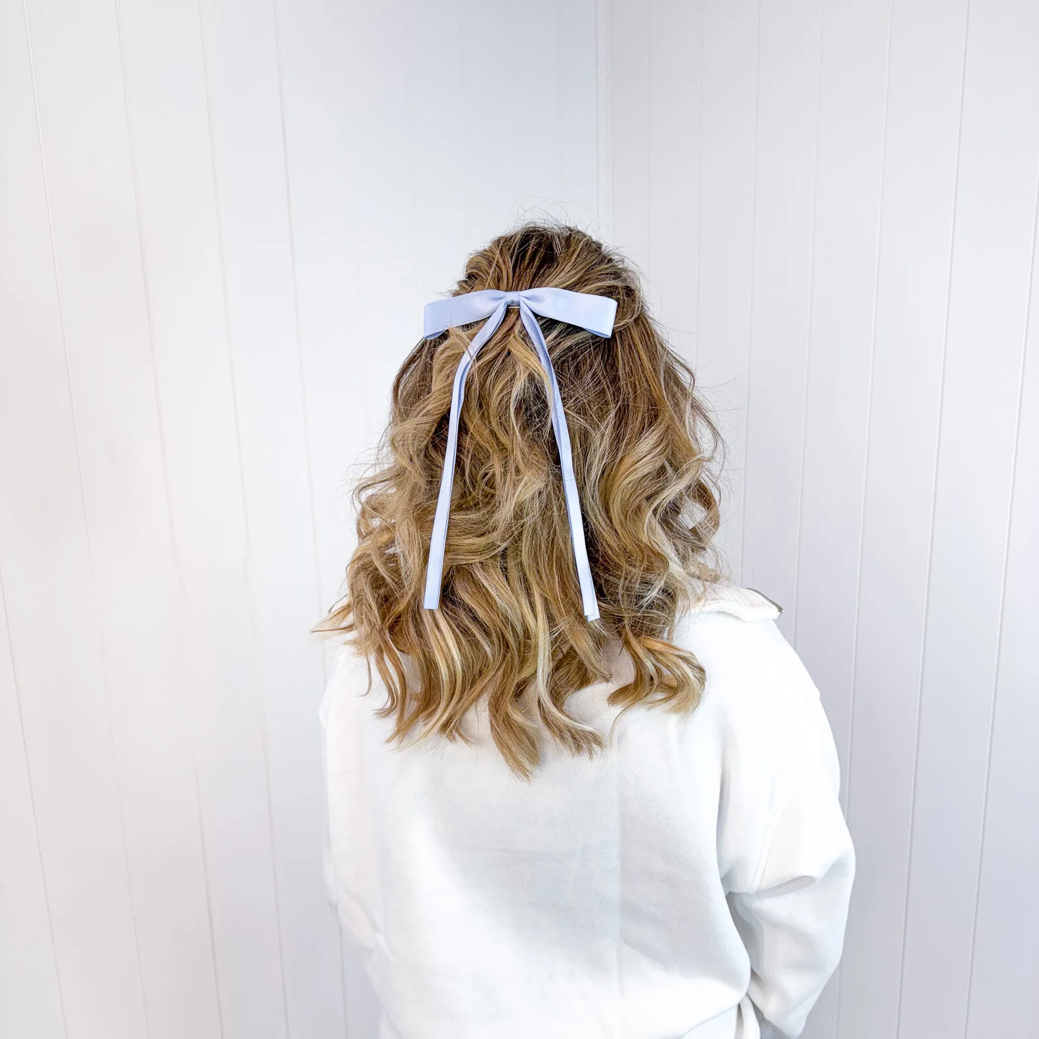Soft Girly Era Clip on Bow in 5 Colors sold by Boujee Boutique product image thumbnail 2