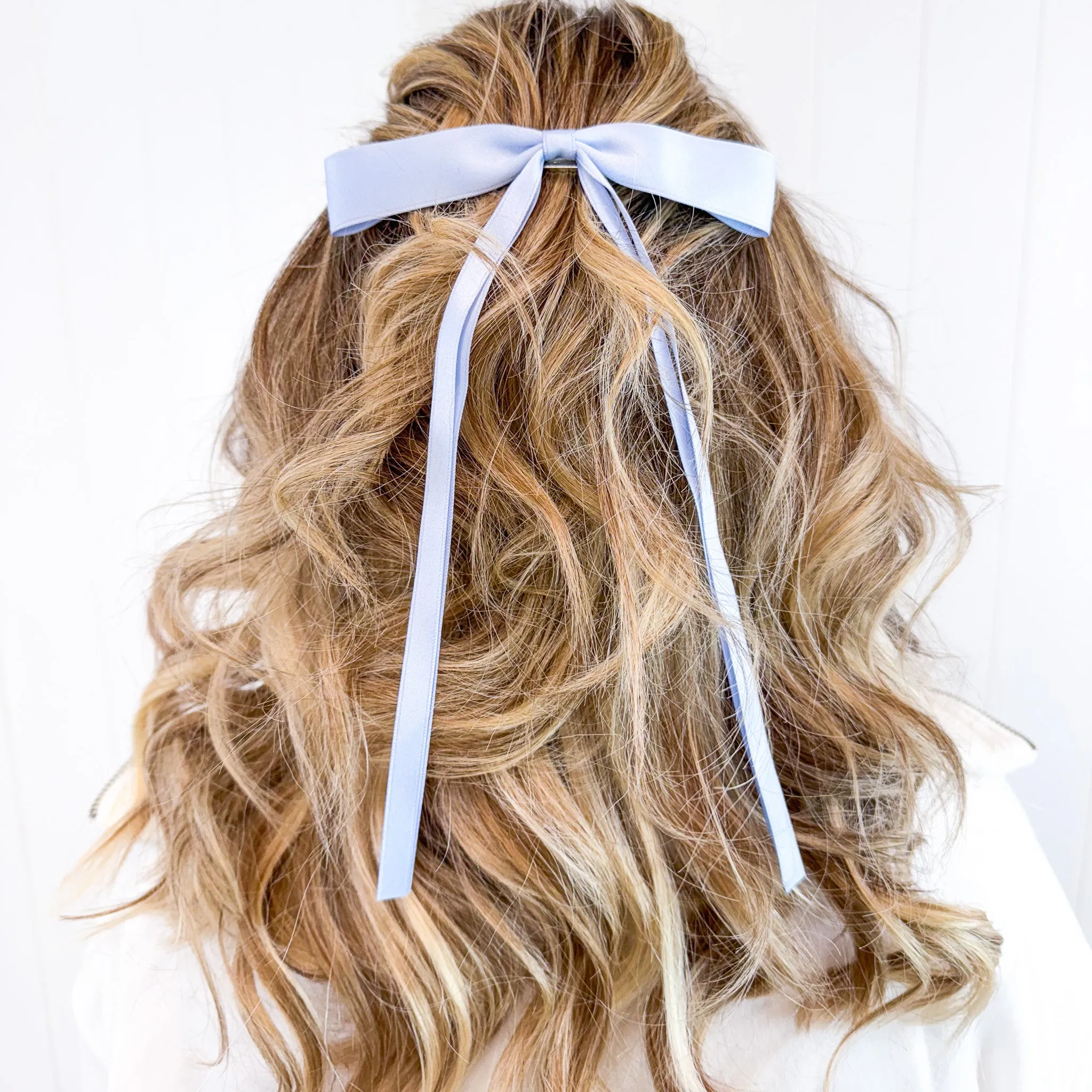 Soft Girly Era Clip on Bow in 5 Colors sold by Boujee Boutique product image thumbnail 4