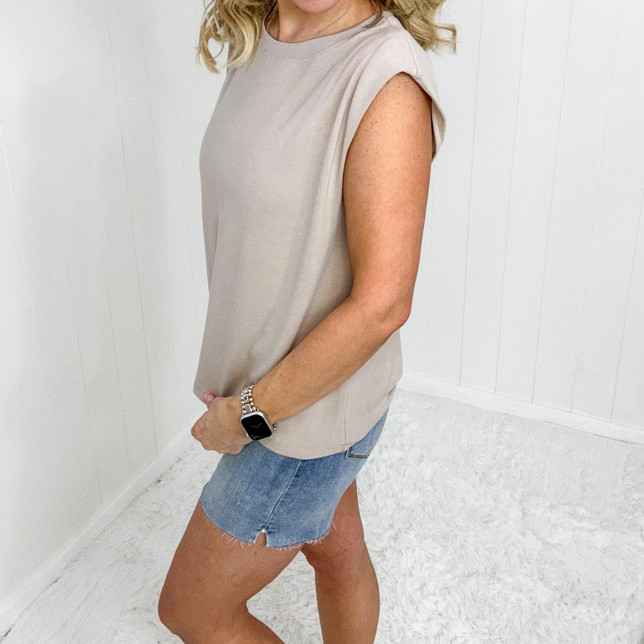 Easel Sleeveless Knit Boxy Top in 2 Colors *Final Sale* sold by Boujee Boutique product image thumbnail 5