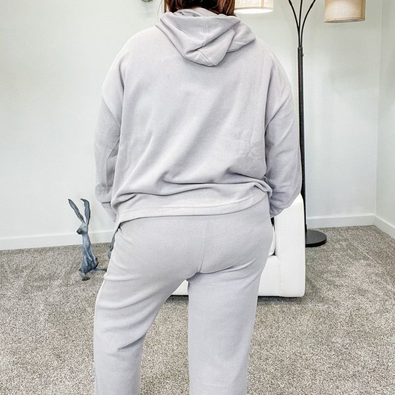 Soft Touch Cotton Micro Ribbed Hoodie Set sold by Boujee Boutique product image thumbnail 5