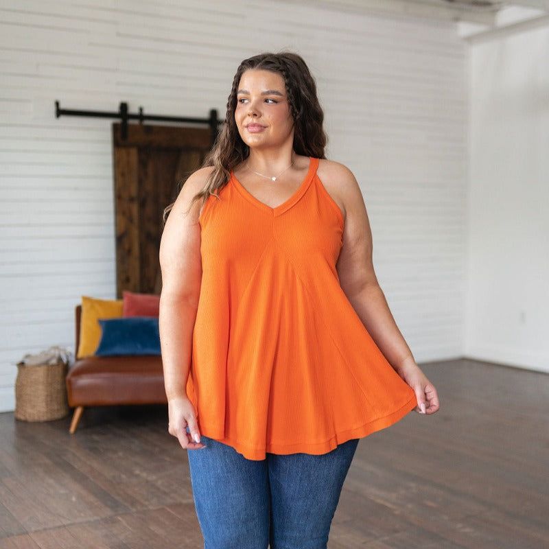 In The Swing of Things Swing Tank Top sold by Boujee Boutique