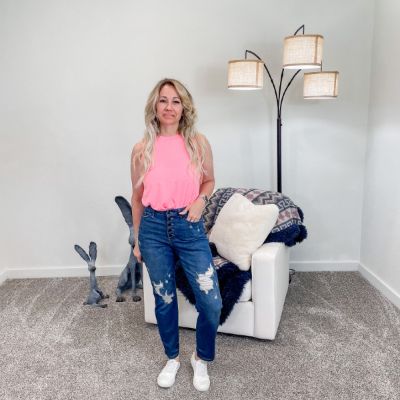 Judy Blue High Waist ZigZag Button Fly Destroyed Boyfriend Jeans sold by Boujee Boutique