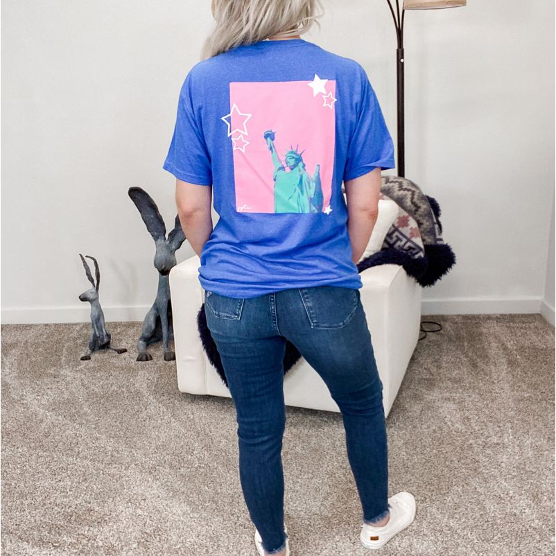 Sweet Land of Liberty Graphic Tee sold by Boujee Boutique product image thumbnail 2