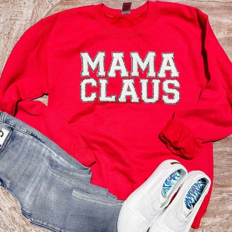 Mama Clause Sweatshirt sold by Boujee Boutique