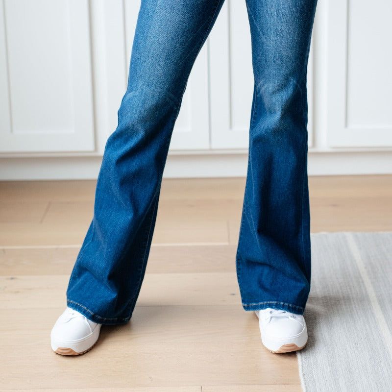 Judy Blue Cameron High Waist Classic Flare Jeans sold by Boujee Boutique product image thumbnail 5