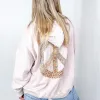Relaxed in Peace Washed Pocket Long Sleeve Hoodies in 4 Colors *Final Sale* sold by Boujee Boutique