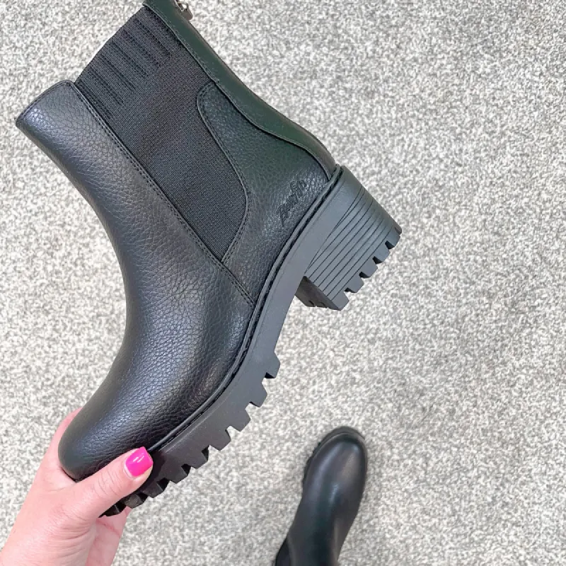 Blowfish Malibu Levorah Black Boot sold by Boujee Boutique