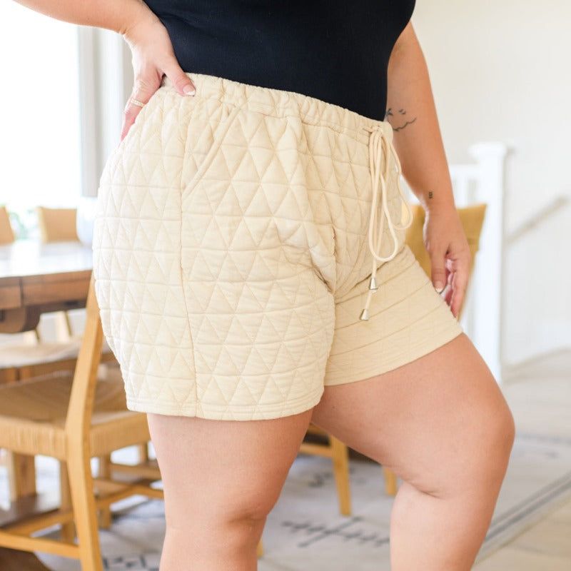 Chilling Out Quilted Shorts sold by Boujee Boutique product image thumbnail 5