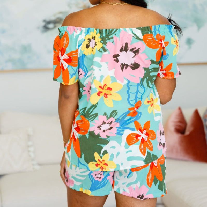 Hawaii's Finest Floral Short Sleeve Top sold by Boujee Boutique product image thumbnail 4